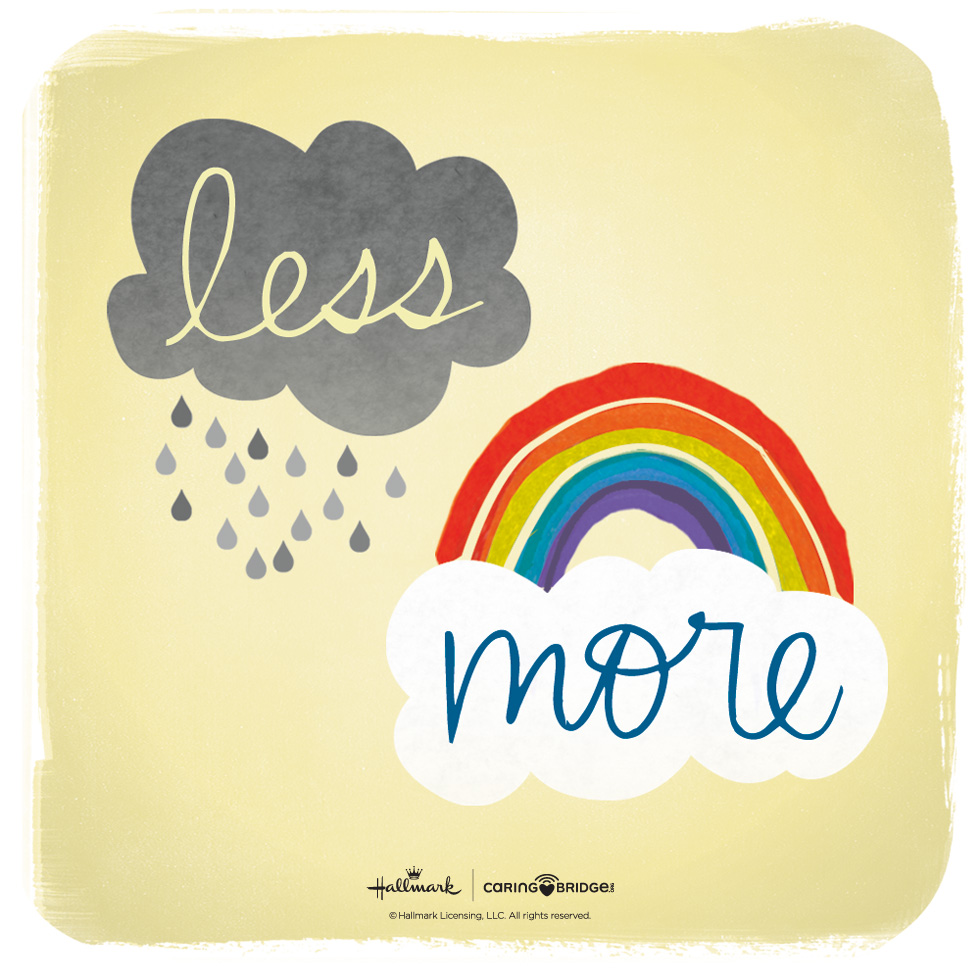 CarePosts: Shareable Words of Encouragement—Less rain. More rainbows. @hallmarkstores @hallmarkstoresIdeas