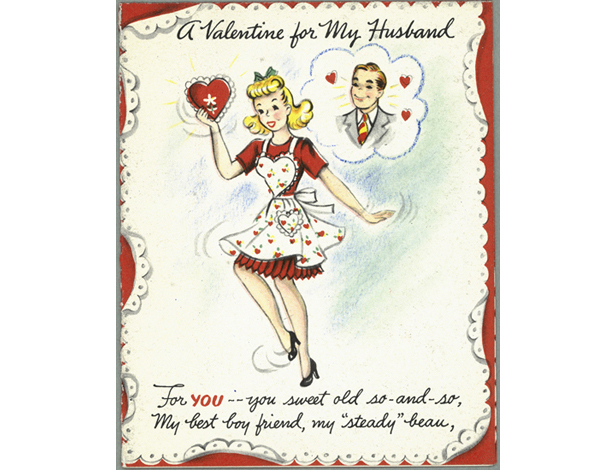 Hallmark Valentine's Day Cards Through the Years: 1940s @hallmarkstores @hallmarkstoresIdeas