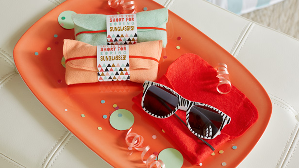 Bachelorette Party in a Box: Sunglasses case #MyHallmark #MyHallmarkIdeas