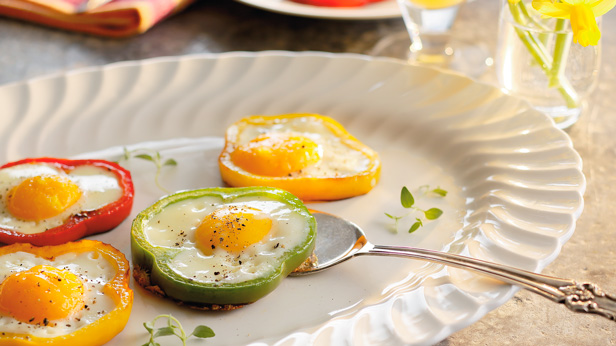 Fun & Easy Mother's Day Breakfast Ideas: Blooming Peppers #MyHallmark #MyHallmarkIdeas