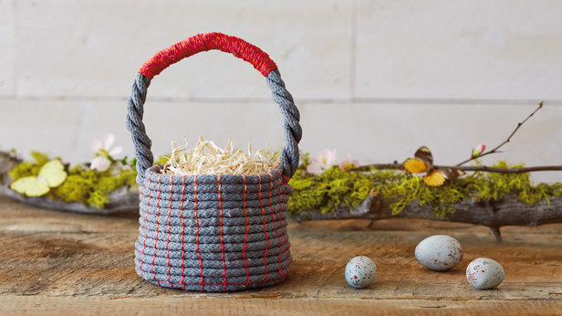DIY Easter Basket Ideas: Coiled for Spring #MyHallmark #MyHallmarkIdeas