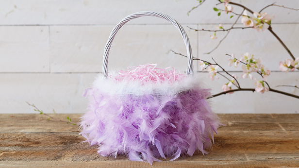 DIY Easter Basket Ideas: Feathered Nest #MyHallmark #MyHallmarkIdeas