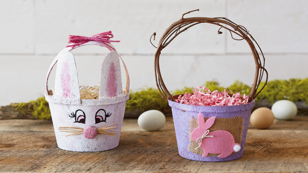 DIY Easter Basket Ideas: Peaty Rabbits #MyHallmark #MyHallmarkIdeas