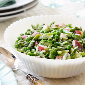 Easter Brunch Recipes: Spring Vegetable Salad #MyHallmark #MyHallmarkIdeas