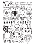 Free Printable Easter Coloring Pages: Easter Creatures