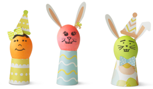 Easter Craft Ideas: Easter Egg Holders & Eggsessories Printables #MyHallmark #MyHallmarkIdeas