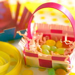 Easter crafts: treat basket #MyHallmark #MyHallmarkIdeas
