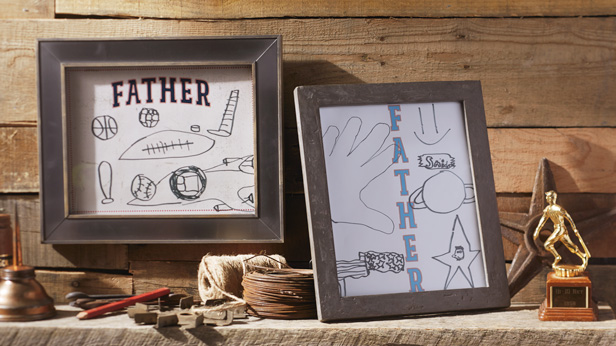 Homemade Father's Day Gifts: Father Coloring Page Printables  #MyHallmark #MyHallmarkIdeas