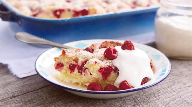 Summer Fruit Desserts: Raspberry Buckle Recipe #MyHallmark #MyHallmarkIdeas
