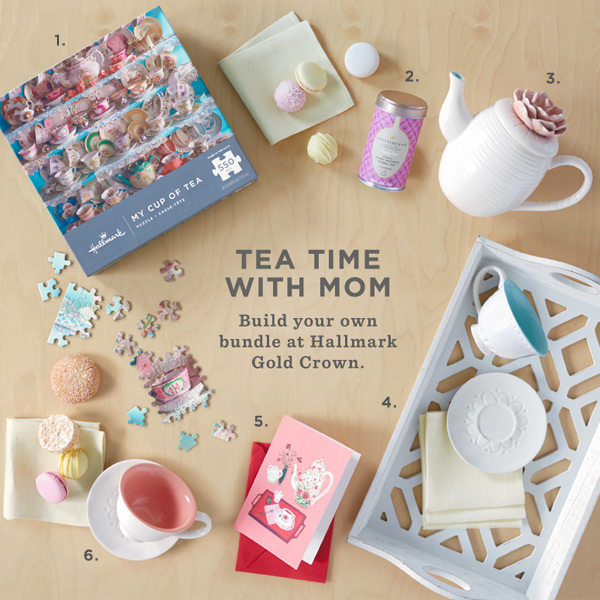 Mother's Day Gift Ideas: Tea Time with Mom Build-a-Bundle #MyHallmark #MyHallmarkIdeas