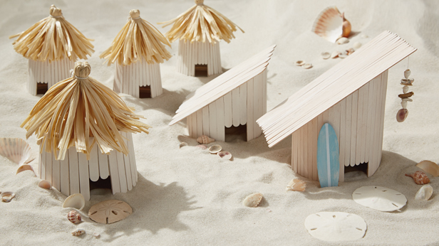 Summer Crafts for Kids: Fairy Beach Houses #MyHallmark #MyHallmarkIdeas