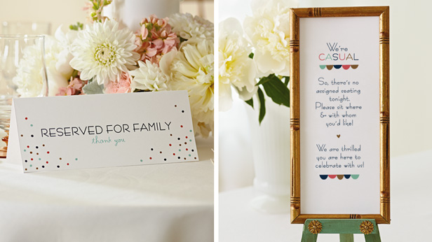 DIY Wedding Reception Decorations: Table Seating Printables #MyHallmark #MyHallmarkIdeas