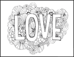 Free Printable Valentine's Day Coloring Pages: Love Grows #MyHallmark #MyHallmarkIdeas