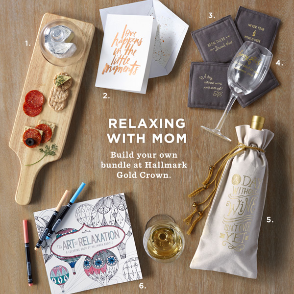 Mother's Day Gift Ideas: Relaxing with Mom Build-a-Bundle #MyHallmark #MyHallmarkIdeas