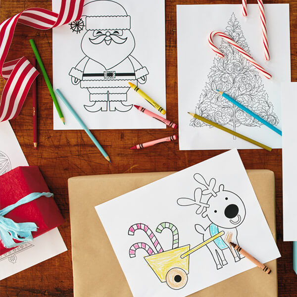 christmas coloring pages  hallmark ideas  inspiration
