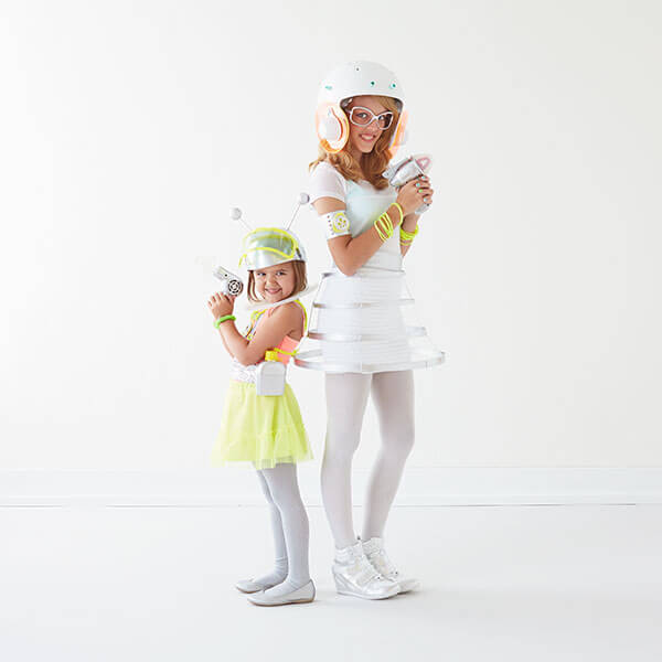 DIY Family Halloween Costumes: Galaxy Girls