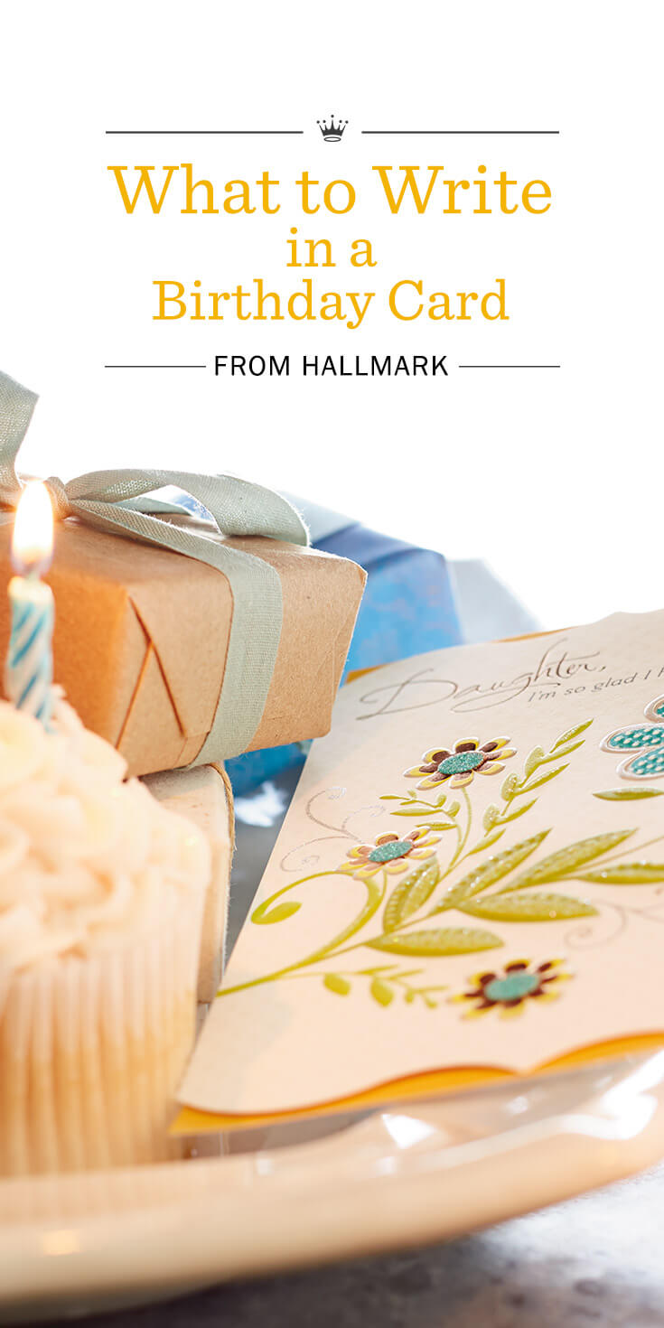 Birthday wishes: what to write in a birthday card