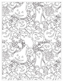 Halloween Coloring Pages Hallmark Ideas Inspiration
