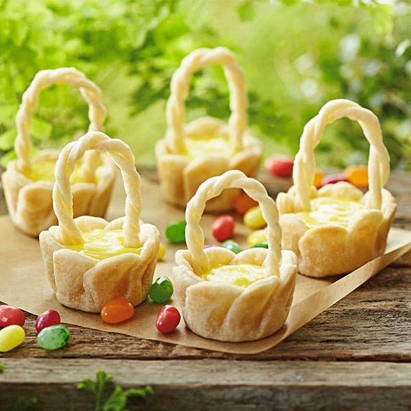 Pudding Pie Baskets Recipe
