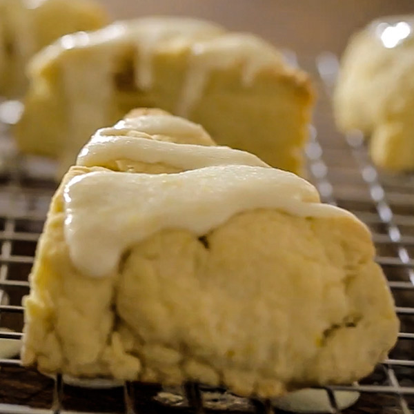 Lemon-ginger scones recipe