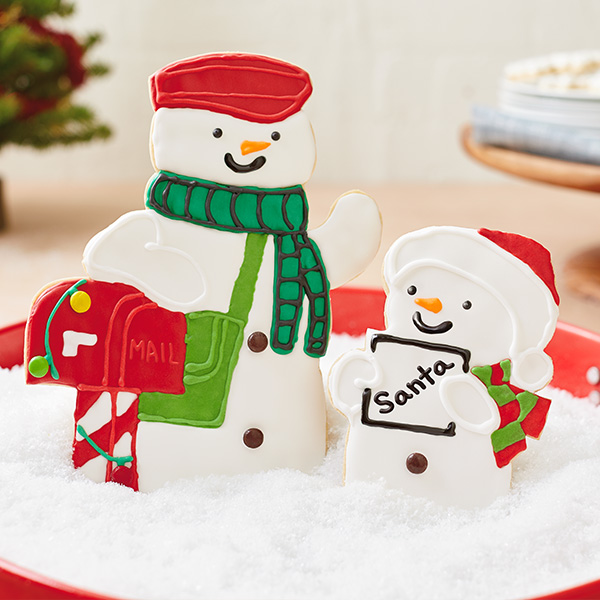 Special Delivery Snowman Sugar Cookies