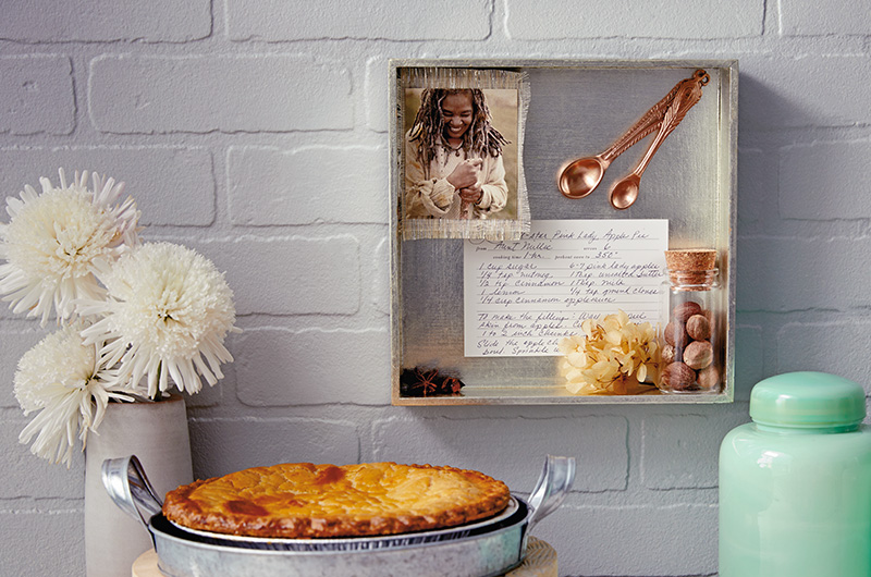 Shadow Box - Easy Ideas for Displaying Favorite Family Recipes