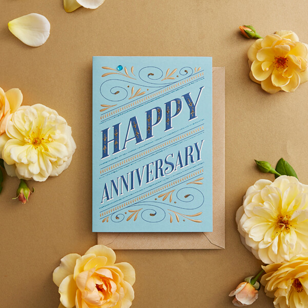 Hallmark Anniversary Card For Mum And Dad Celebration Medium