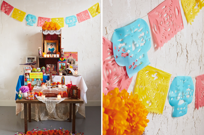 Mexico Papel Picado Banner, Tissue Paper or Plastic Garland