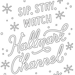 Christmas Coloring Pages  Hallmark Ideas & Inspiration