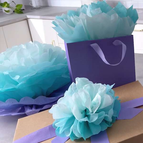 3 Impressive But Easy Tissue Paper Gift Wrap Tricks Hallmark Ideas 