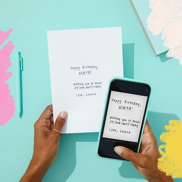 How to Use Sign & Send™ to Mail a Real Card with Your Handwritten