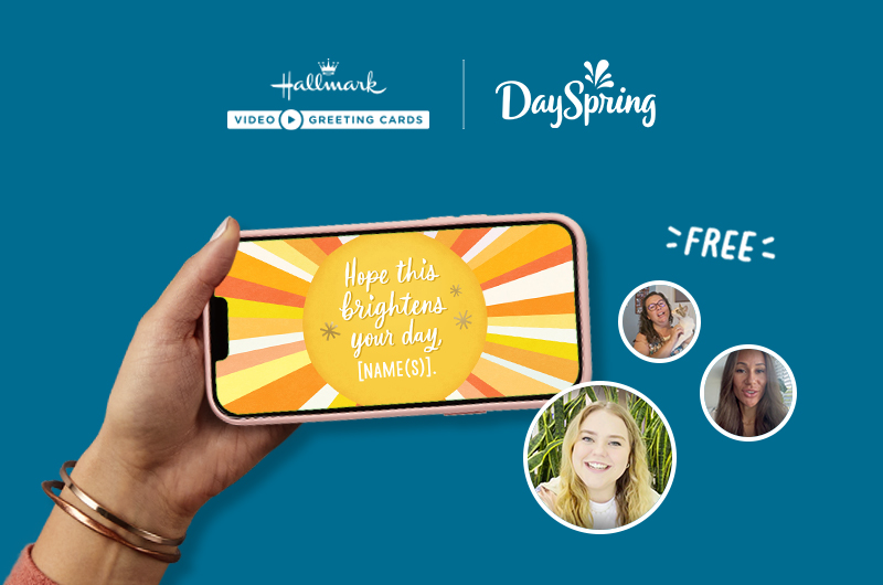 Celebrate National Day of Encouragement on September 12 with a free Digital Video Greeting from DaySpring and Hallmark!