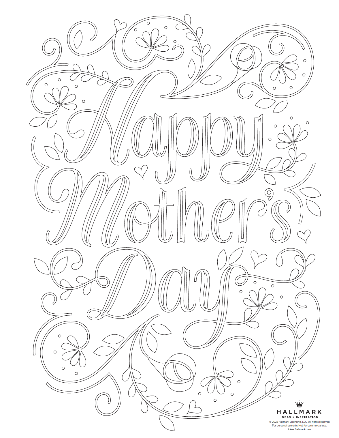 Happy mother day beautiful card flower Royalty Free Vector