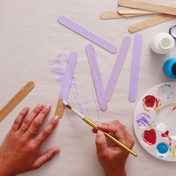 Acrylic Popsicle Sticks: Light Pink