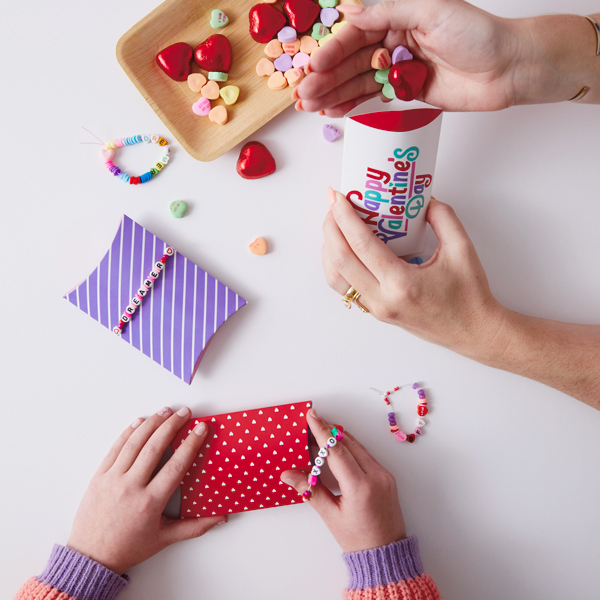 DIY Valentine's Day treat bags for kids