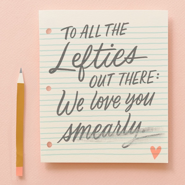 A sentiment that reads, 