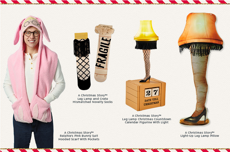 A collection of novelty gifts from the movie, 