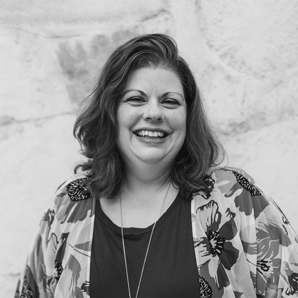 A black and white portrait of DaySpring contributing author Mary Carver.
