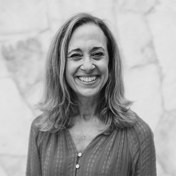 A black and white portrait of DaySpring contributing author Robin Dance.