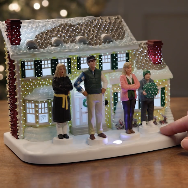 A Keepsake tabletop figurine depicting the Griswold Family from the movie 