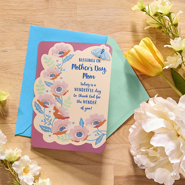 A card for Mother's Day that says, 