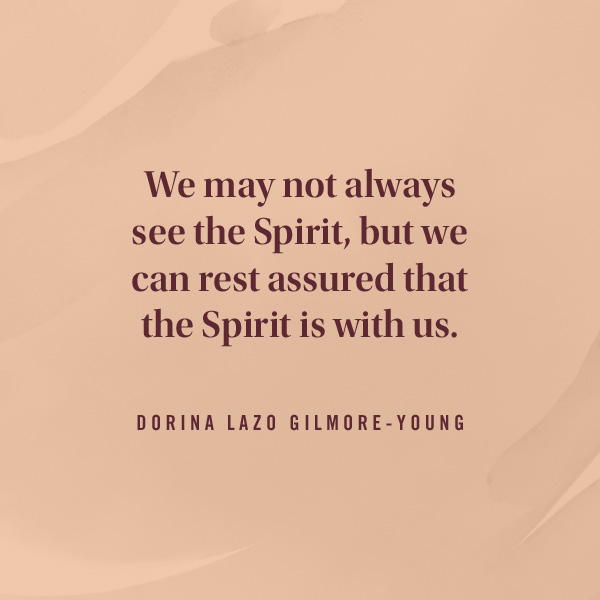 A lettered quote from DaySpring contributing writer Dorina Lazo Gilmore-Young that reads, 