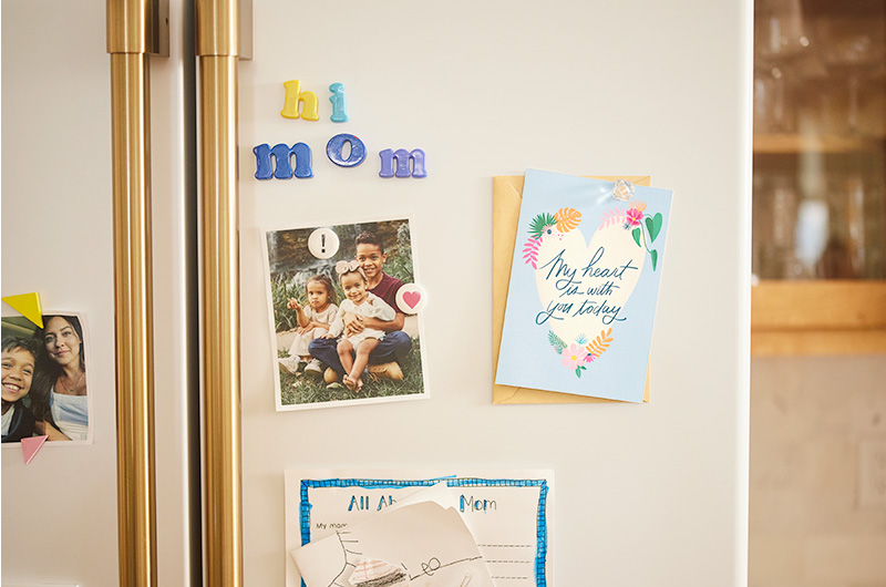 A card that reads, 