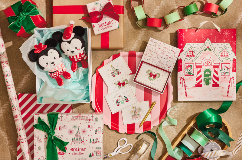 A collection of cards and gift wrap from the 