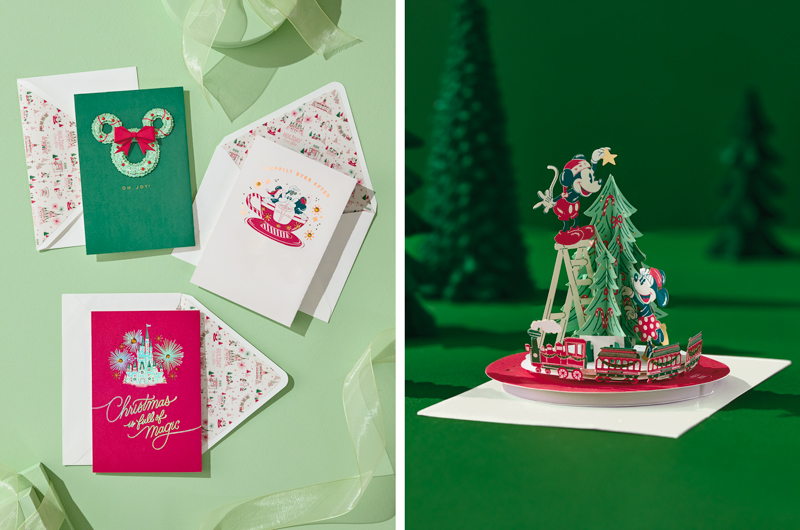 A side-by-side pair of images show a collection of cards inspired by the new Hallmark Channel movie, 