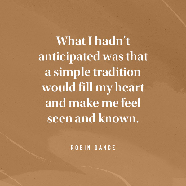 A pull quote from DaySpring contributing writer Robin Dance that reads, 